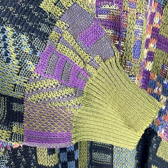 BACHRACH MULTICOLOR MEN'S  KNIT SWEATER SIZE L - Picture 4 of 9